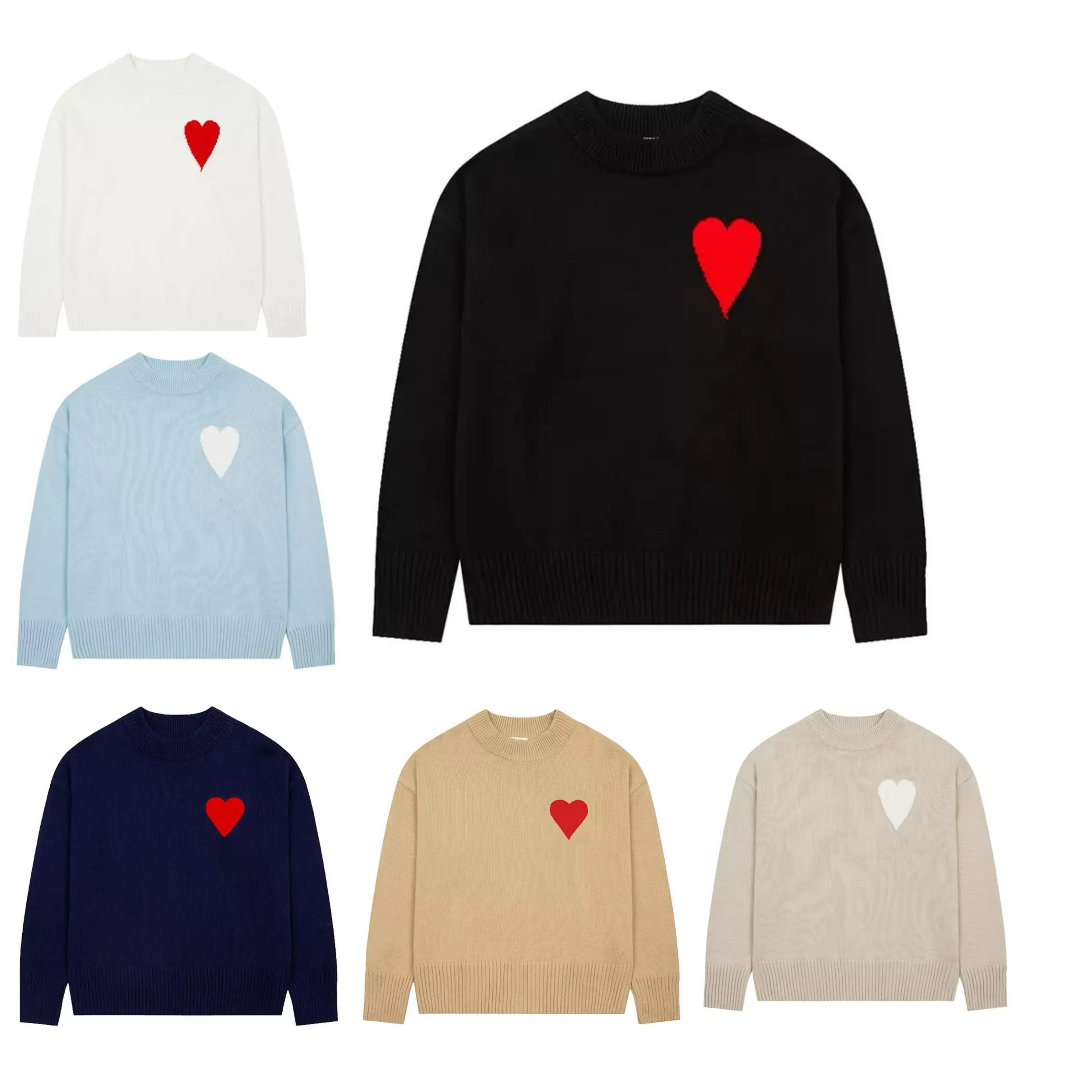 Mens Sweaters Designer Pattern Sweater Crew Neck Knitwear Sweatshirts womens sweater fashion designer knitted embroidered solid color