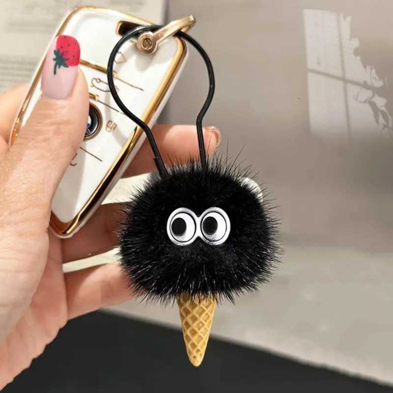 luxury jewelry Interesting little devil keychain Halloween pendant pom-pom monster keychain accessories Cute gift G250802