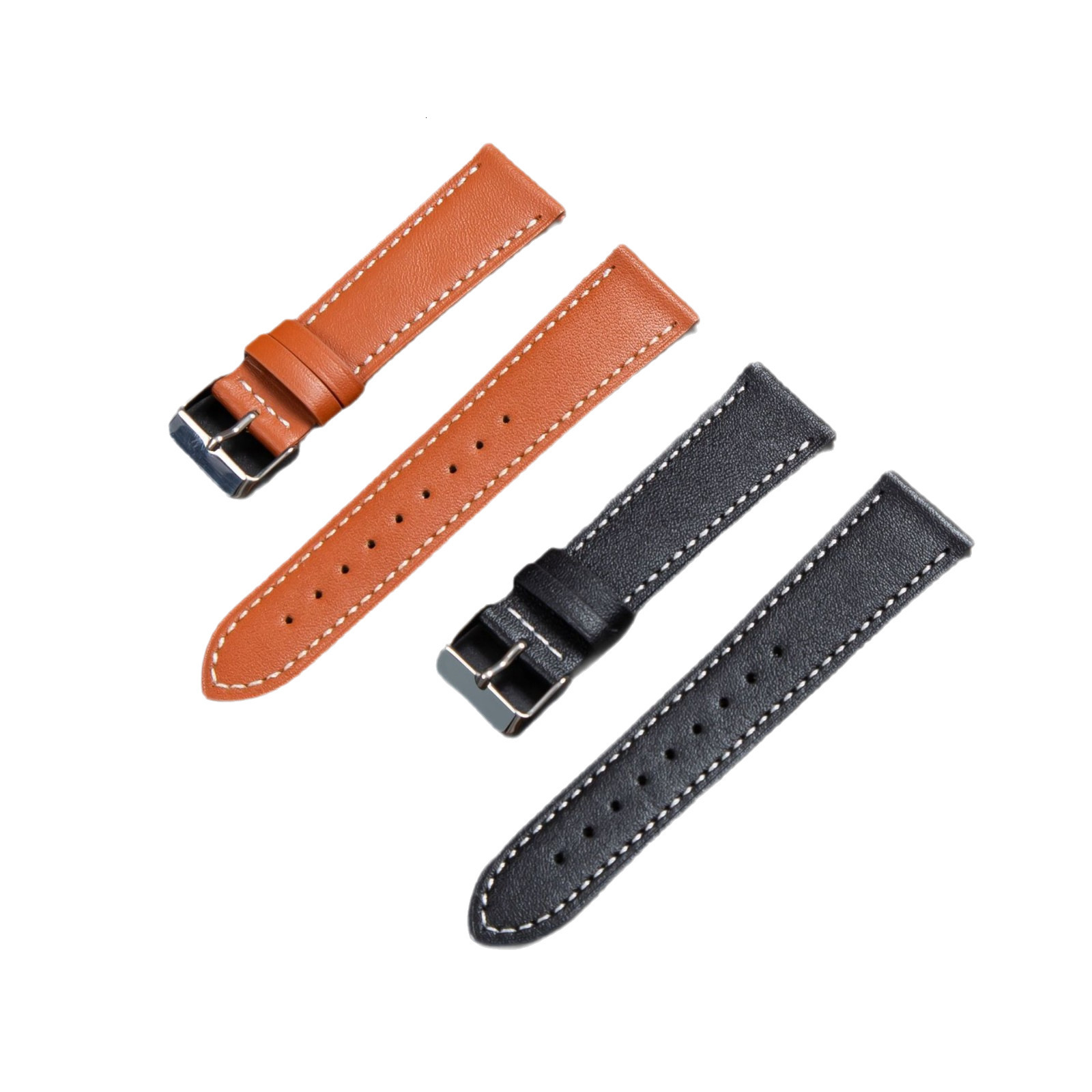 Top Layer Cowhide Genuine Leather Watch Strap for Men Suitable for Traditional Watches and Smart Watch Series Sports Style