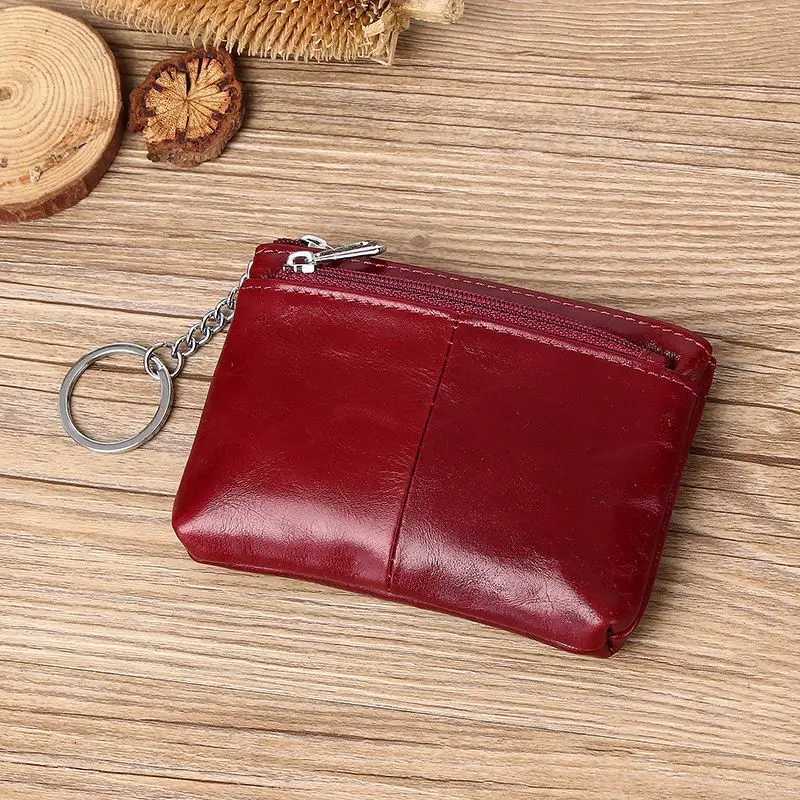 Handmade small change bag business card bag simple zipper drivers license bag bus card mini key bag. G250802