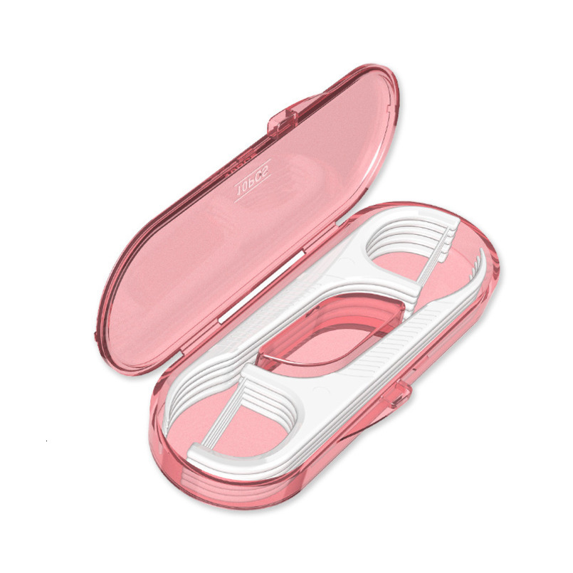 10ct Portable Box Disposable Toothpicks Dental Floss Picks