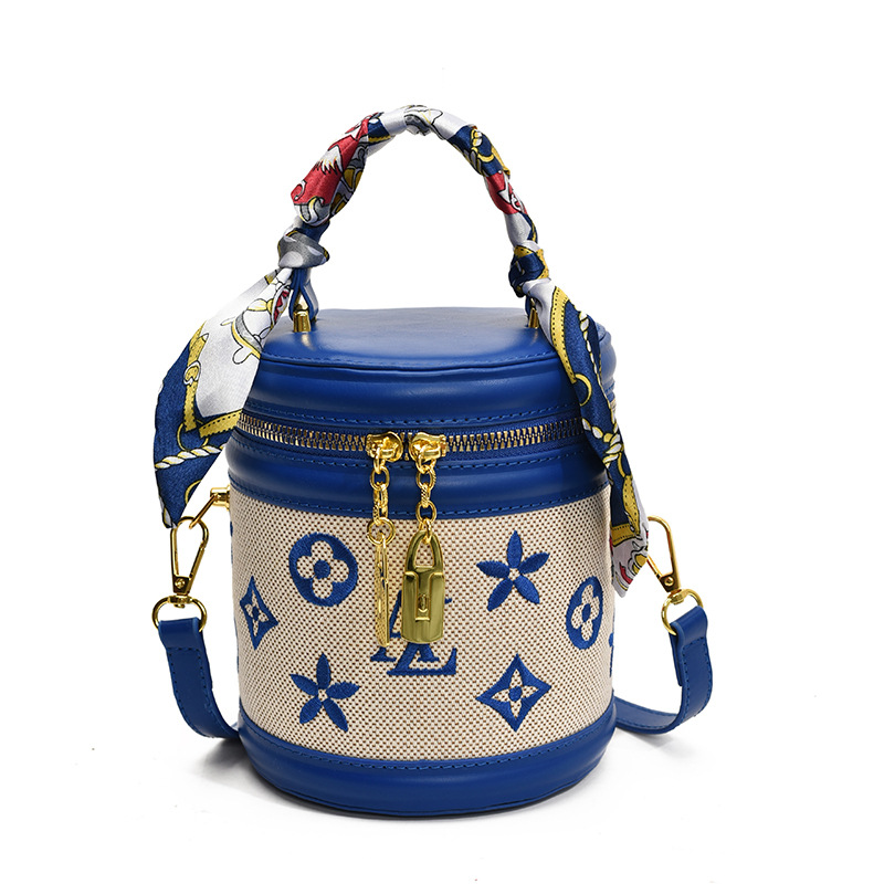 Designer New Patchwork Womens Bucket Bag Sweet Elegant Fashion Shoulder Bag Enhances Your Commuter Friendly with Personality Crossbody Bag