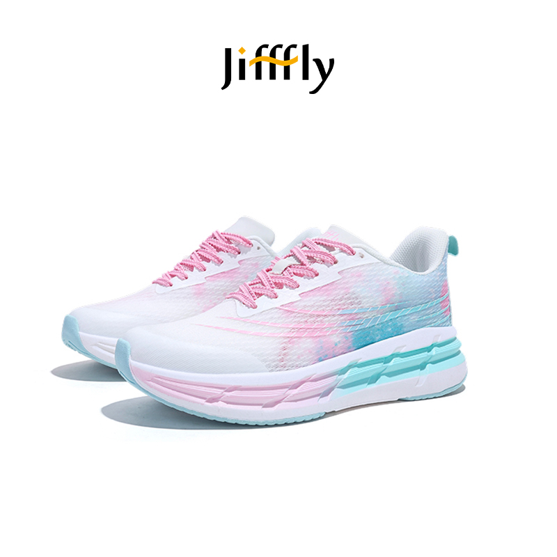 Jiffly Men's Running Shoes Fall/Winter 2025 Lightweight Cushioned Mesh Breathable Soft Sole