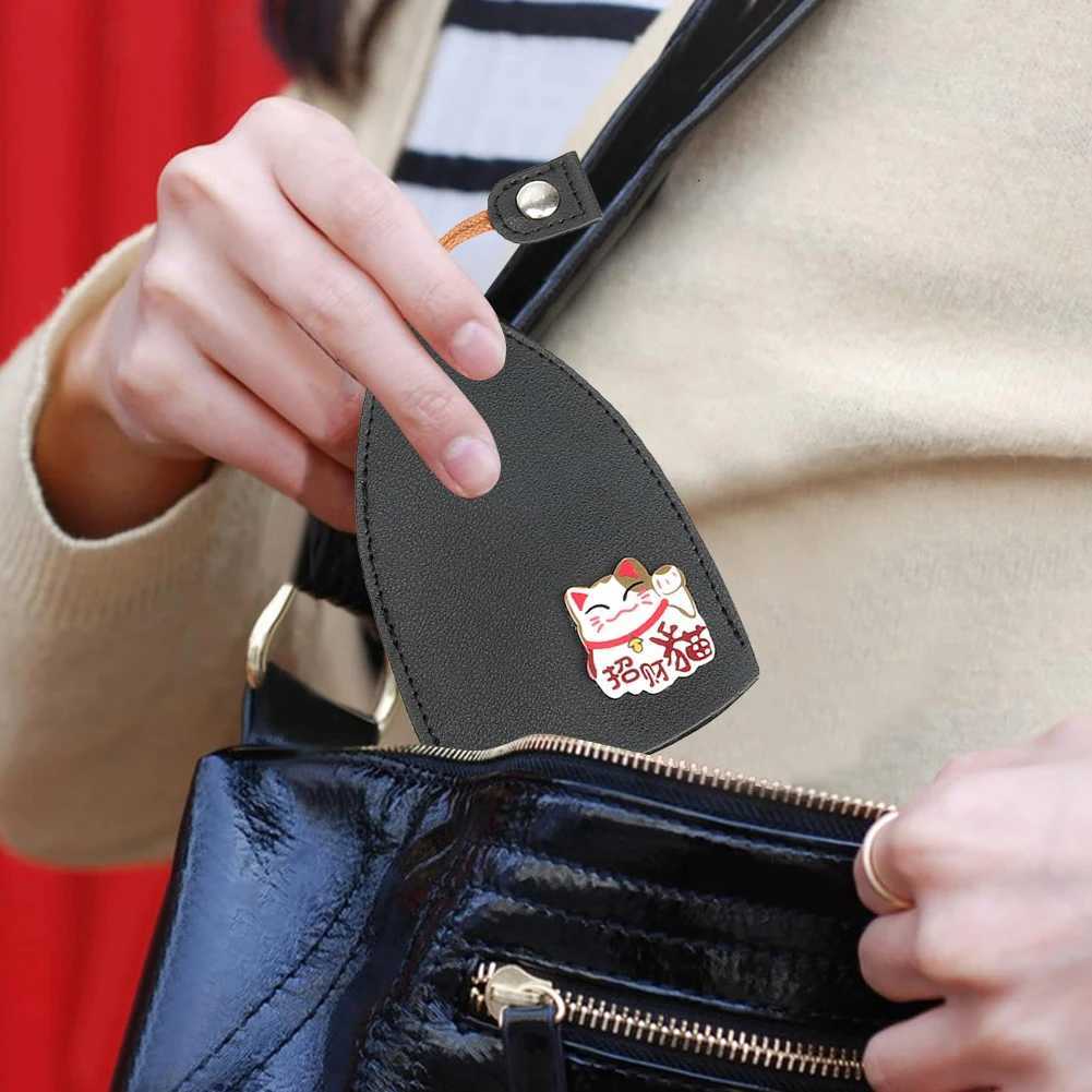 Pull Out Key Case PU Leather Key Wallets Key Protector Car Key Holder Cute Key Organizer Keychain Case Leather Bag for Keys G250802