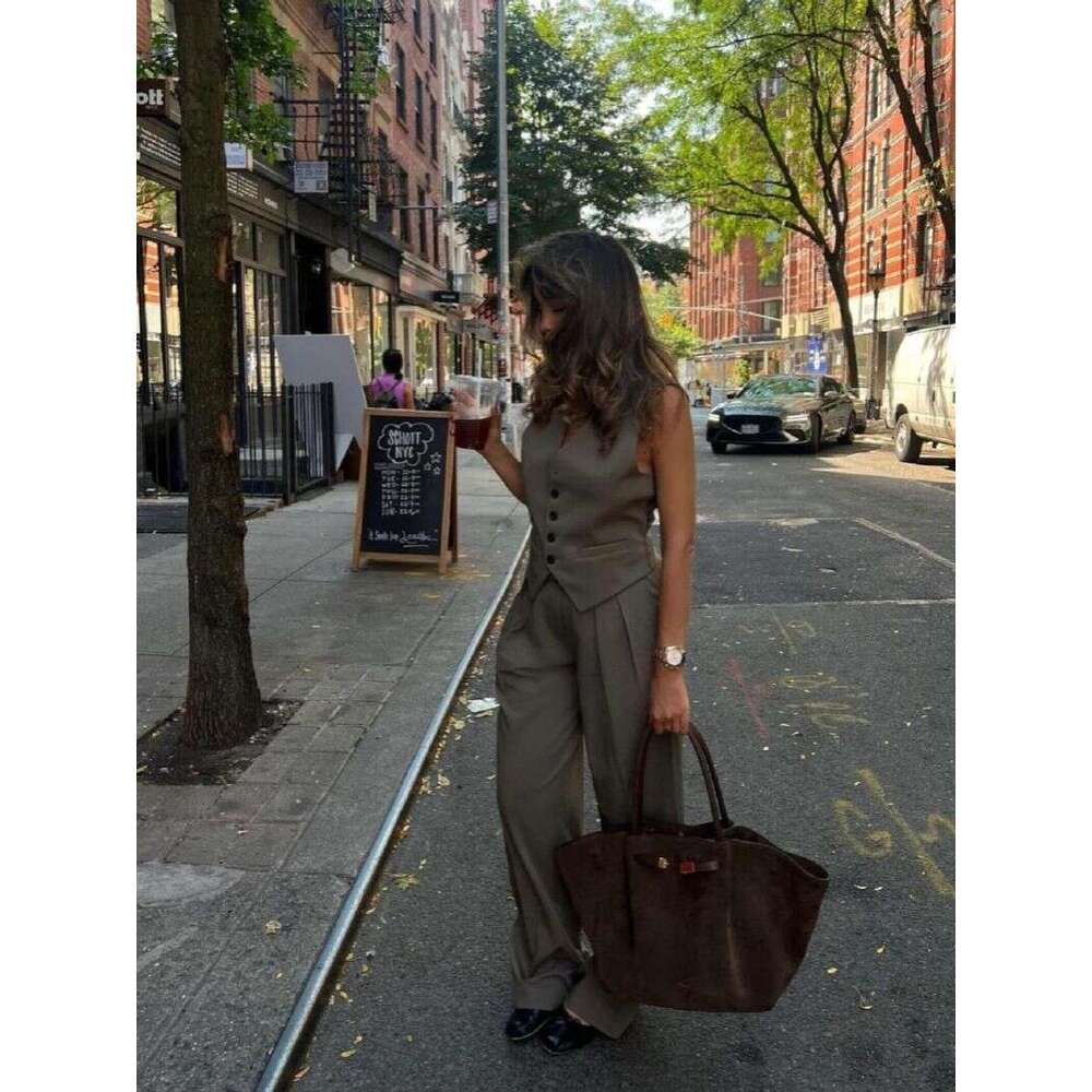 Demellie Wing Autumn Winter Suede Tote Large Capacity Shoulder Handbag Underarm Bag For Women