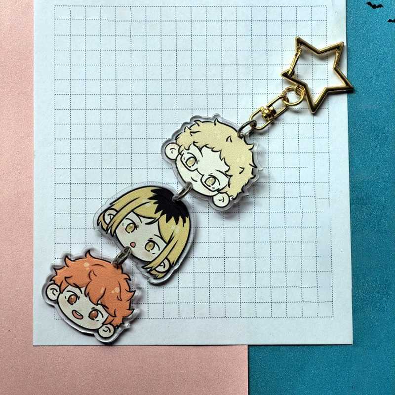 Anime Haikyu!! Cosplay Funny Long Keychain Bag Pendant Fan Collection Props Christmas Gift G250802