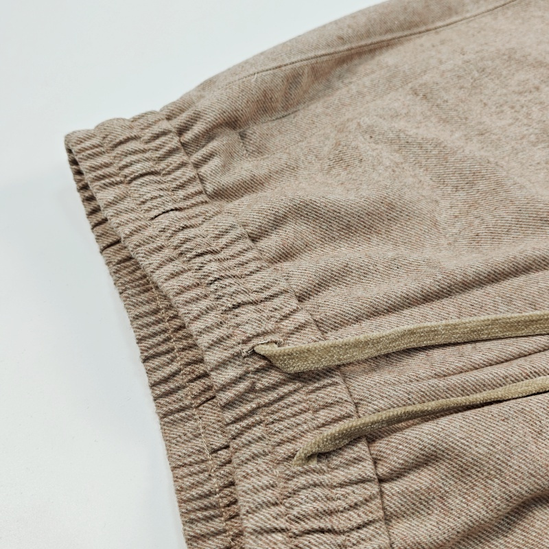 Men's Spring/Summer Ankle-Length Cotton Pants with Customizable Patterns - Elastic Waistband Patterns and colors can be customized