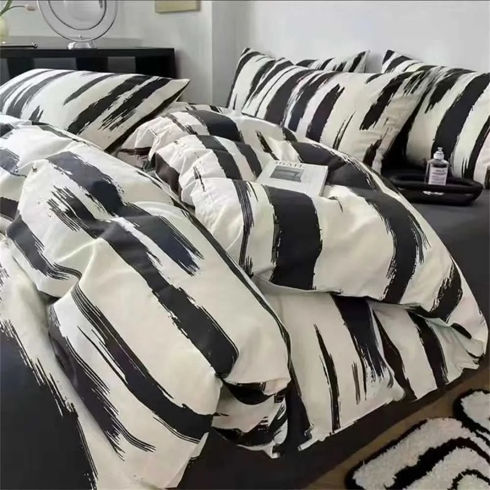 26ACC Elegant French-Inspired Four Piece Linen Collection Including a Pillow Pair Coordinating with Intricate Lace