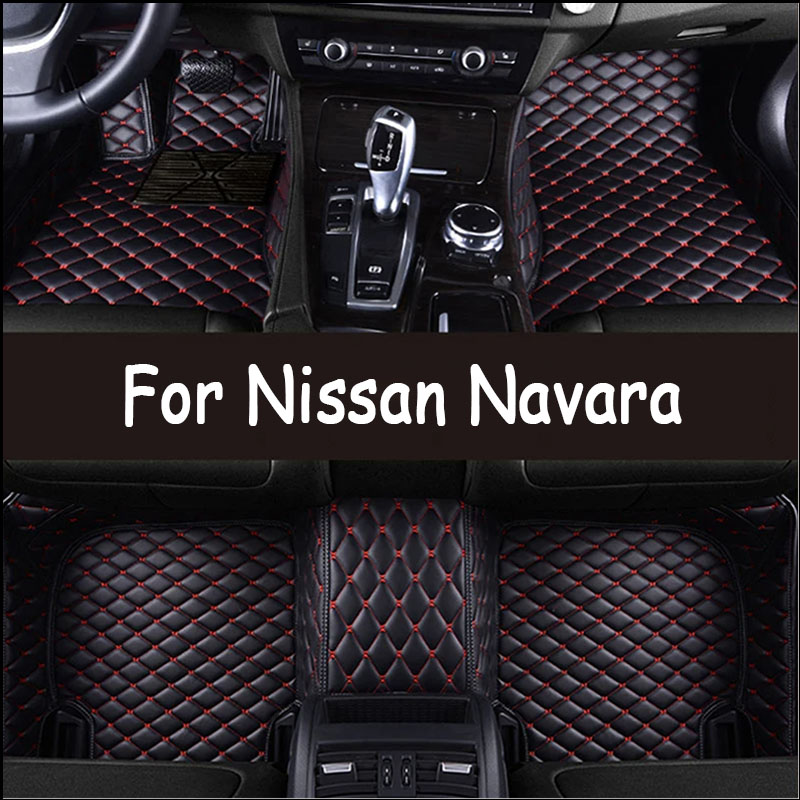 Car Floor Mats For Nissan Navara NP300 D23 2022 to 2015 Frontier Auto Accessories Custom Carpets Rugs