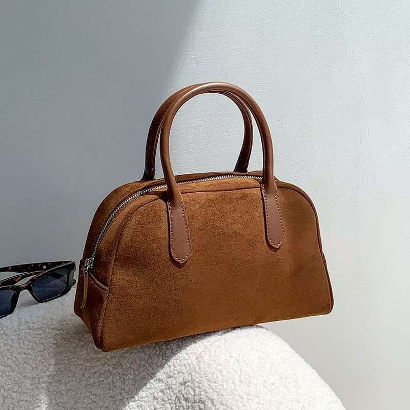 Milad Velvet for Women New High-End Matte Handbag Large Capacity Boston Bag