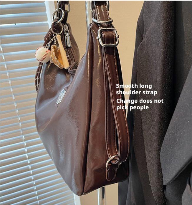 Designer Bags Shoulder Bags Luxury Bags High Quality Oil Waxed Leather Crossbody Ladies Tote Bag Wallet Metal Triangle Labels crossbody bag 2025 New