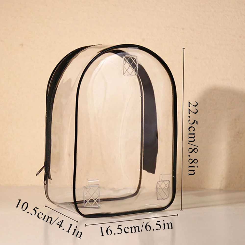 20cm Plush Doll Out Bag PVC Transparent Cotton Doll Transparent Display Pouch Clear Storage Case for Anime Cartoon Dolls G250802