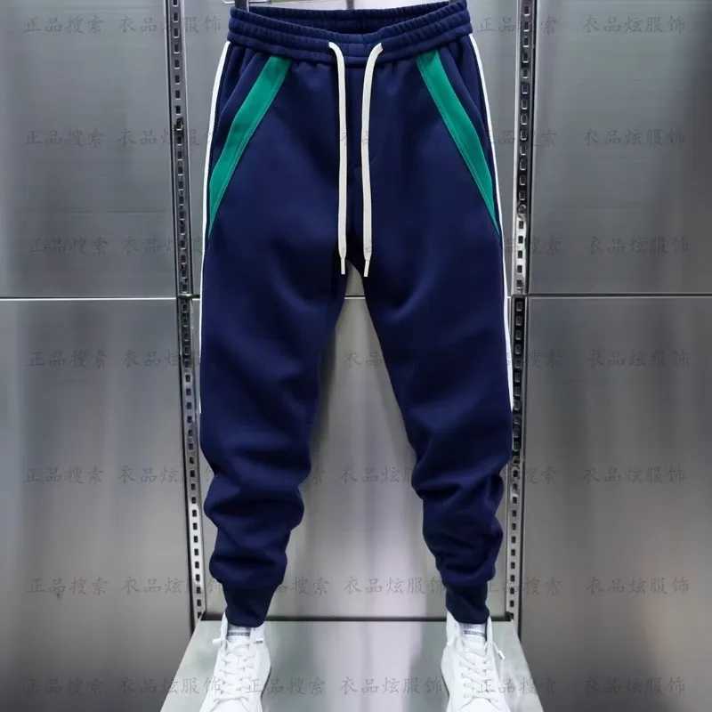 Mens Sweatpants Solid Loose Fit Mens Sweatpants Autumn Fashion Joggers Pants Unisex Elastic Waist Track Pants Male Trousers 2023 X250804