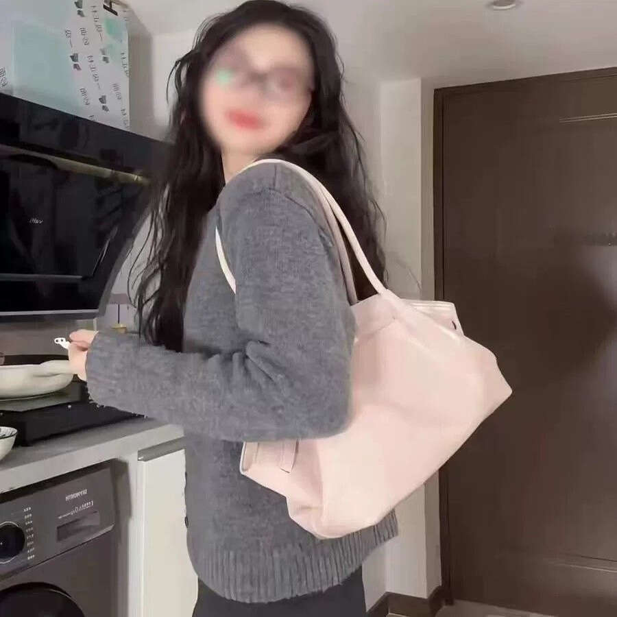 Designer Bag Luxury Bag Minimalist Dumpling Tote Large Capacity PU Shoulder Women, Stylish Shoulder Bag Versatile Everyday Purse