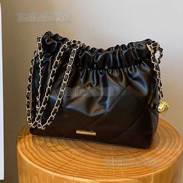 Womens Bag 2025 Summer New Small Style Fashion Casual Quilted Shoulder Bag Commuter Chain Crossbody Bag H250804