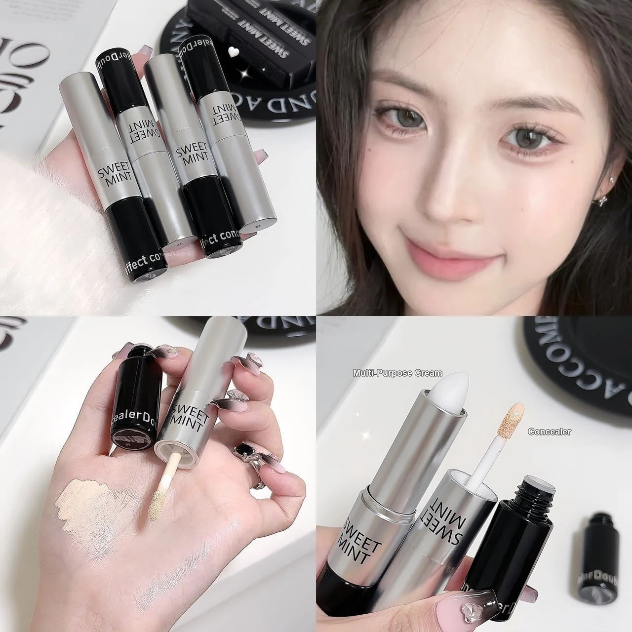 Double-ended Moisturizing Matte Concealer Contour Stick Smooth Lasting 3D Nose Shadow Waterproof Face Bronzer Contour Makeup 250730