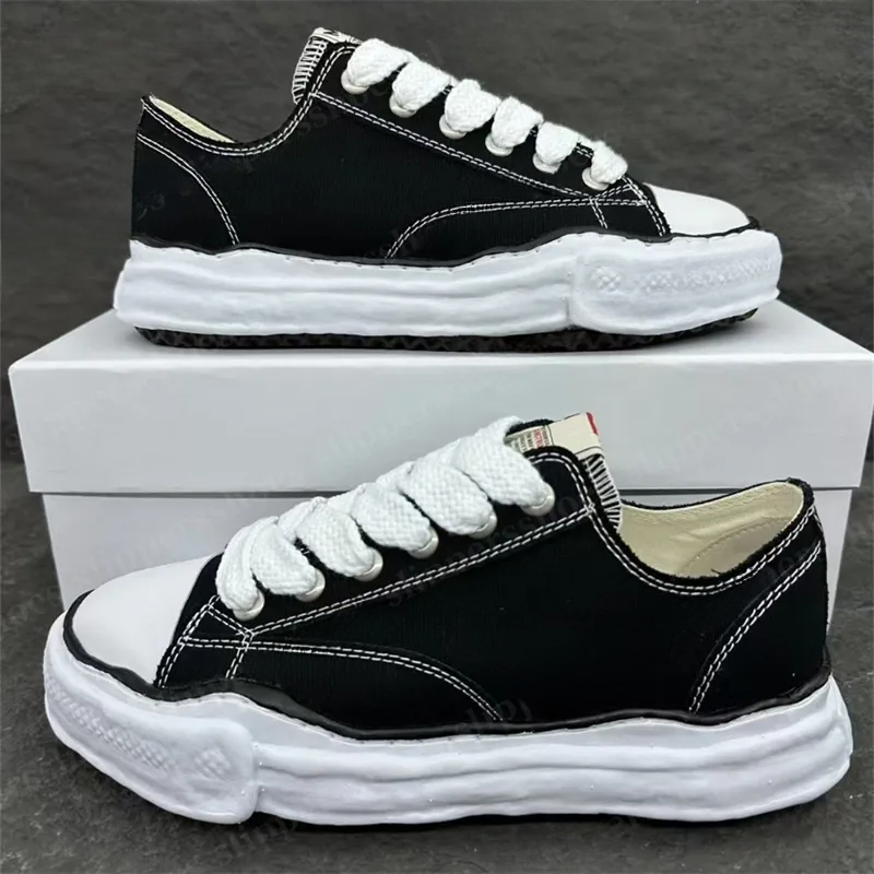 Designer Mens Womens Summer New Casual shoes Black and White OG Canvas Shoes Luxury Outdoors tennis espadrille Shoes Size 35-47