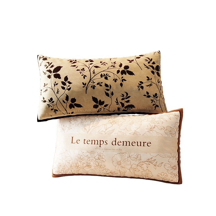 Designer Pillows Case Decorative Throw Pillow Luxury Fashion Vintage Fleece Pillowcase Cover Case Covers Wool Pillowcases Sofa Home White Black only P