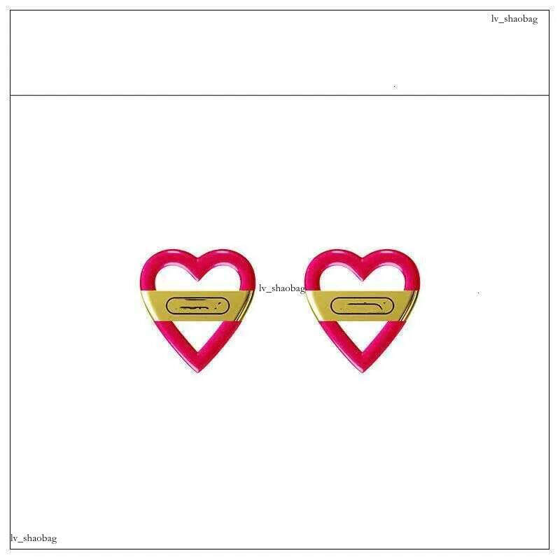 DHcollections Valentine's Day City Heart for Women Niche Design High-end New Trendy Stud Earrings Qixi Gift