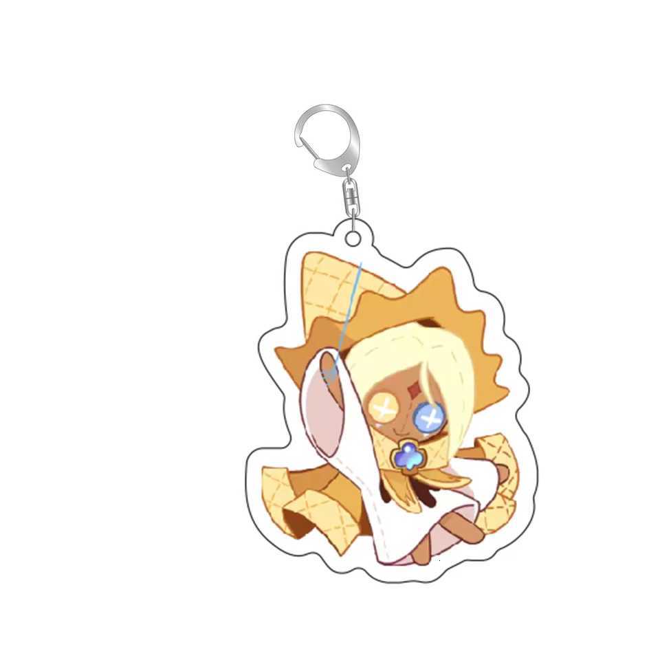 Hot Game Cookie Chibis Keychain Shadow Milk Pure Vanilla Key Chain Bag Keyrings Jewelry Gamer Fans Gifts Accessories G250802