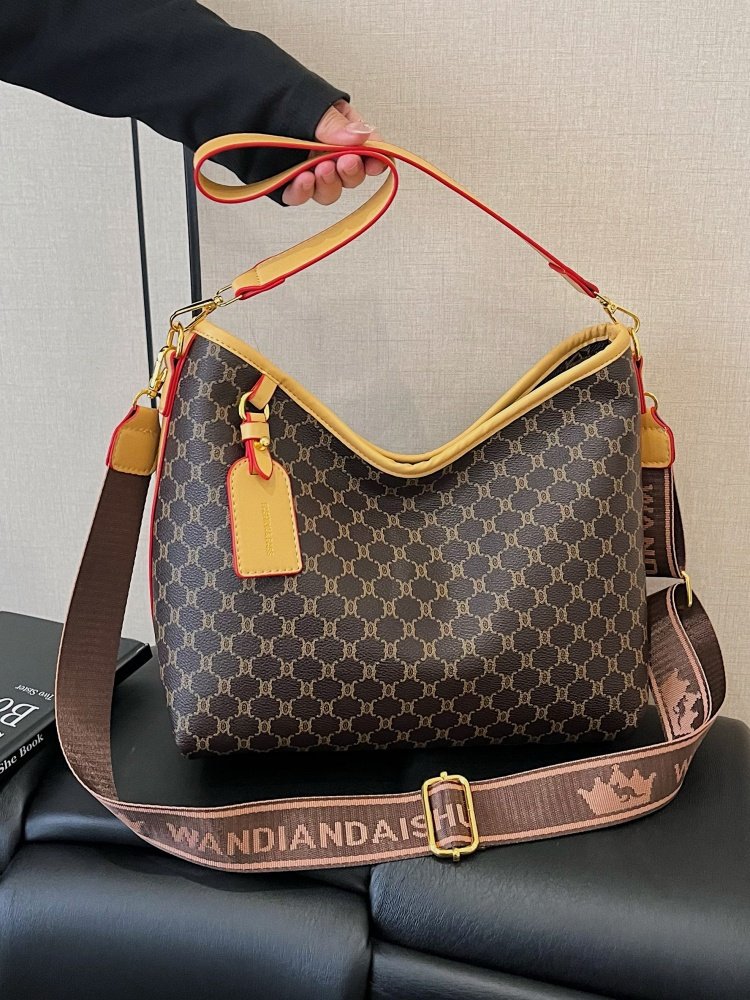 free shipping designer bags Luxury Bags Retro monogram trendy casual women's single-shoulder bag with exquisite patterns