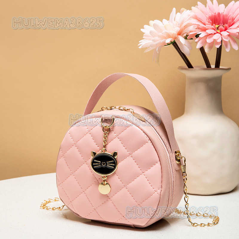 Womens Bag 2025 New Fashion Mini Small Bag Womens Chain Bag One Shoulder Crossbody Small Round Bag Women H250804