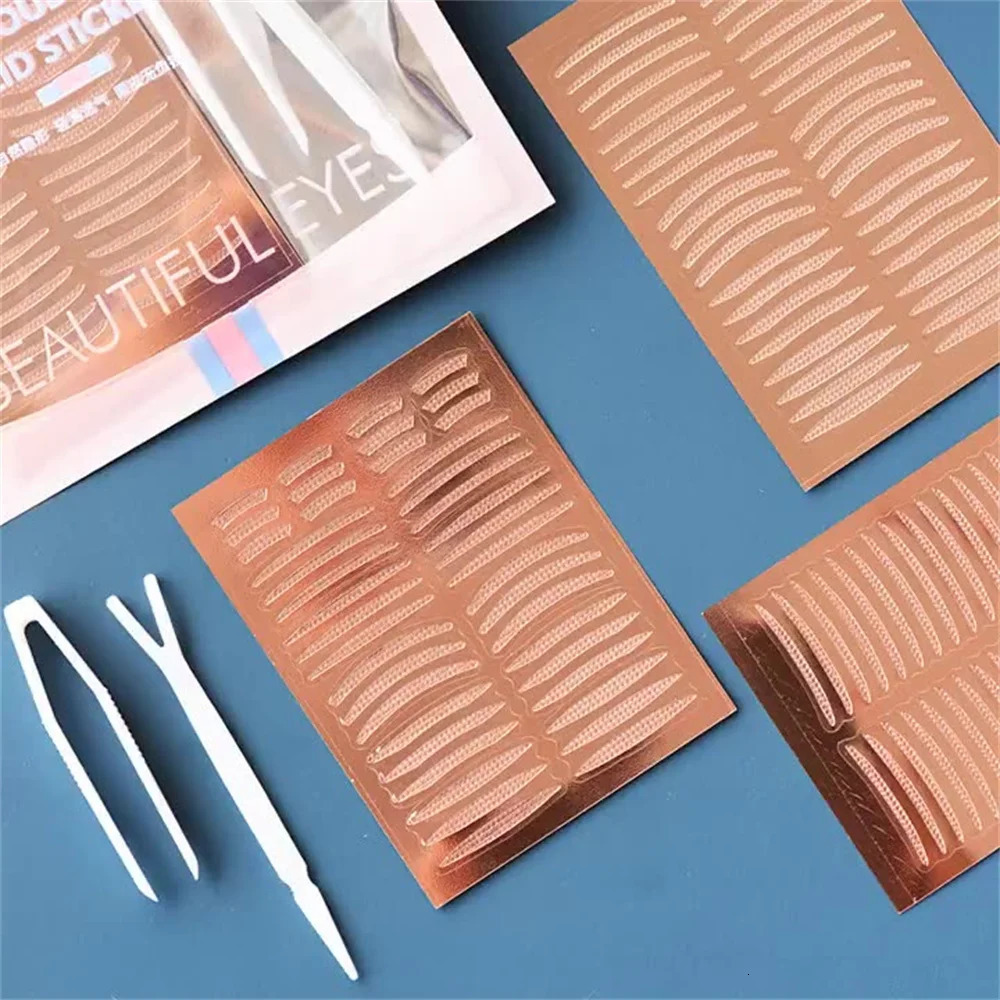 300PCS/180PCS Double Eyelid Tape Invisible Stickers Transparent Double Eye Tape Adhesive Fiber Eye Lid Lift Strip Eyelid Tools 250730