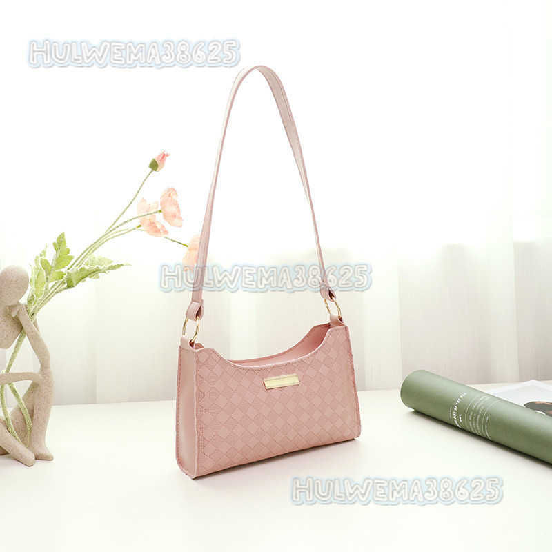Womens Bag 2025 Spring Summer New Trendy Fashion Plaid Gold Label Underarm Bag Shoulder Bag H250804