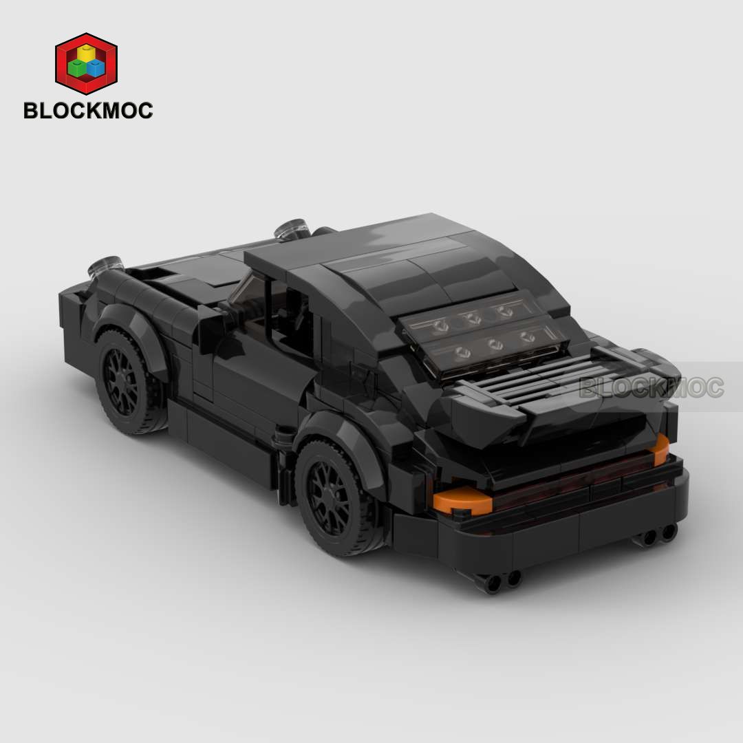 MOC-Black Bird (930)Turbo Racing Sports Car Vehicle Speed Super Racer Building Blocks Brick Creative Garage Toys for Boys