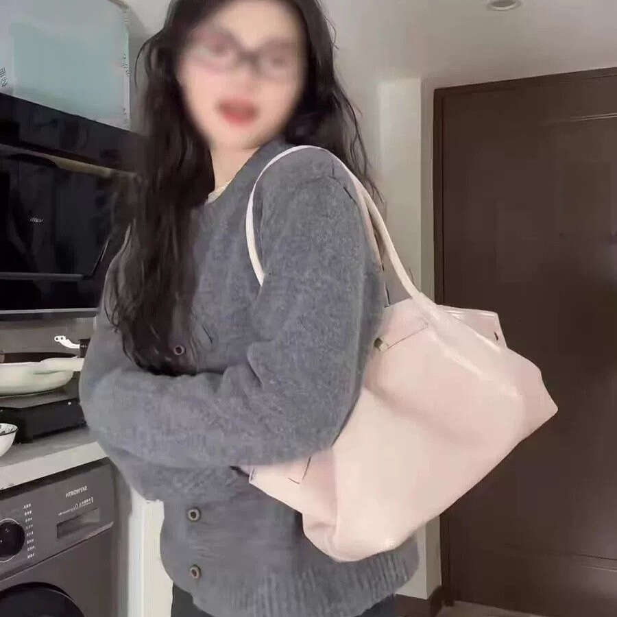 Designer Bag Luxury Bag Minimalist Dumpling Tote Large Capacity PU Shoulder Women, Stylish Shoulder Bag Versatile Everyday Purse