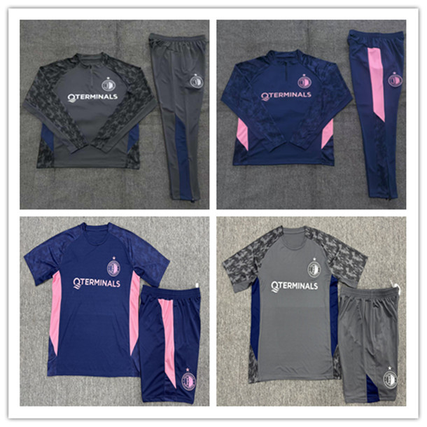 2025 Robin van Persie soccer tracksuit Men and kids 25 26 Feyenoords football Training suit