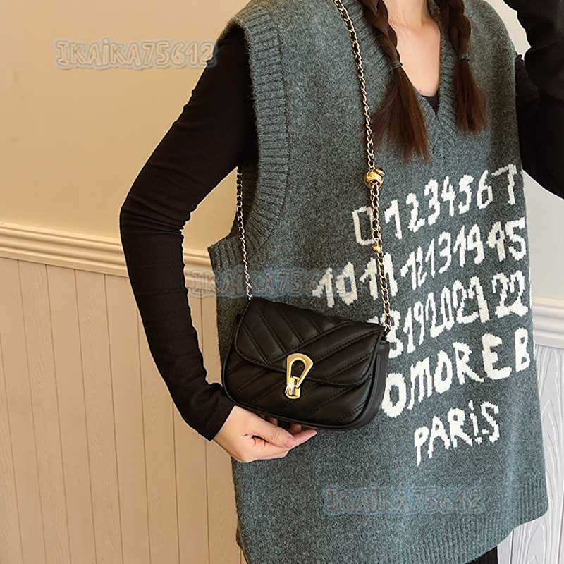 Trend Small Bags 2025 Spring New Chain Womens Bag Small Square Bag Simple Crossbody Bag H250804