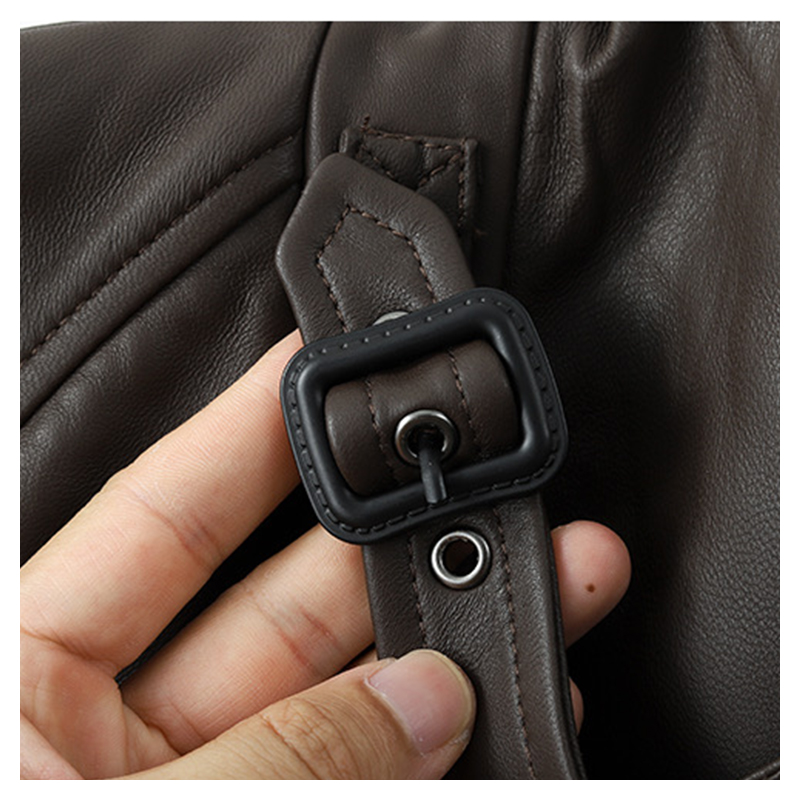 Hot selling American street retro high-end leather jacket short jacket