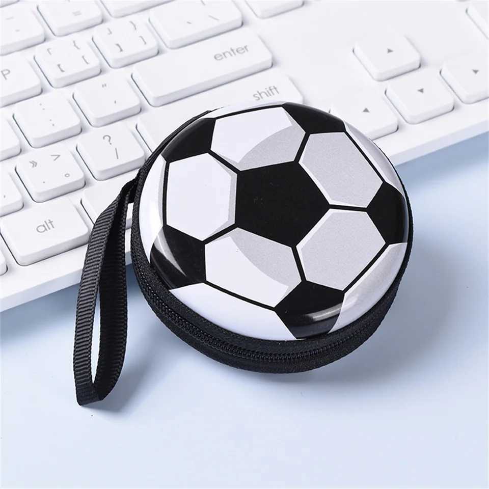 Cartoon Ball Pattern Coin Purse Kid Boys Girls Headphone Storage Case Key Box Small Gift Fashion Change Purses Mini Wallets G250802
