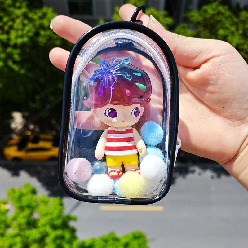 Clear Nendroid Figure Bag Transparent Mini Storage Outdoor Shopping Show Pouch For Little DIY Toys OB11 BJD Anime Dolls G250802