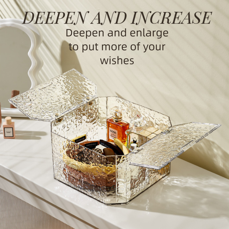 High-End Storage Gift Box Domestic Romantic Practical Luxury Ritual Gift Flip-Top Storage Box Living Room Kitchen Bedroom Decor Exquisite Designer Con