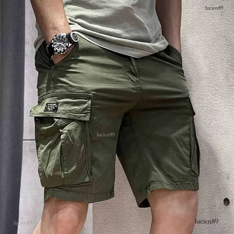 Mens Cargo Shorts Half Combat Male Bermuda Short Pants Solid Comfortable Front Pocket Big and Tall Harajuku Loose Designer Y2kX240921