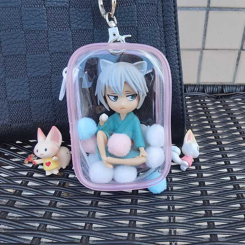 Clear Outdoor Bag Mini Transparent Storage Pouch Girl Shopping Protector Case For Small Little Nendroid Figure Plushy AC Toys G250802