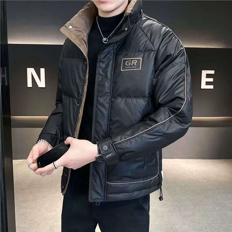 Jiujiang Down Jacket High-End Clothing Jiaxing Pinghu Stand Collar Men's Fashion 2024 New Model