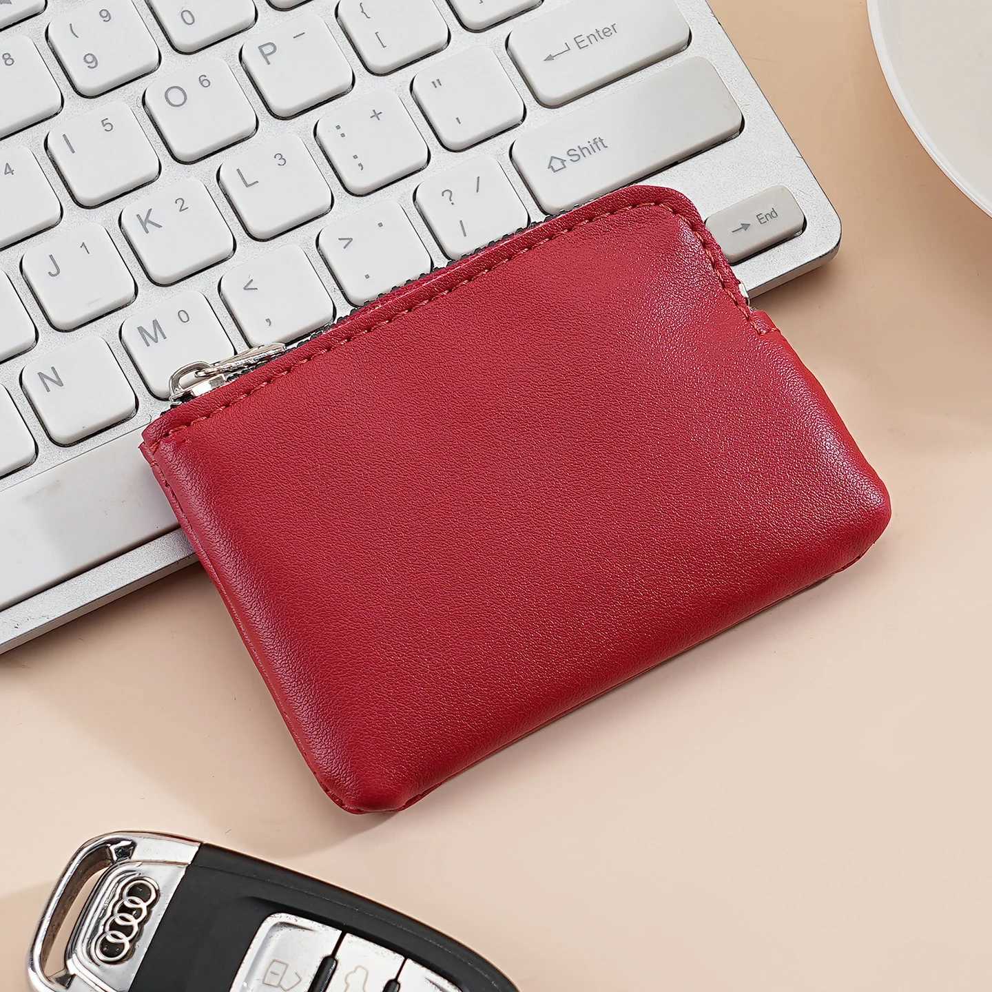 Fashion Leather Multifunctional Card Bag Creative PU Leather Change Bag Unisex Mini Card Bag G250802