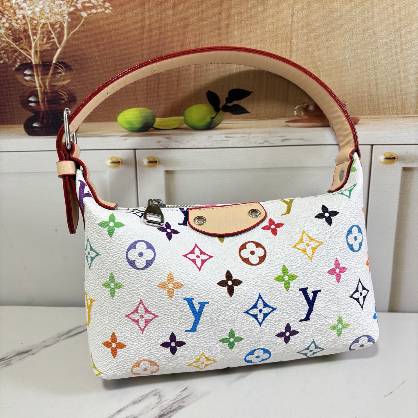 2026 Fashion classic Embossed Handbag Shoulder Bag mahjong Underarm bag Secure Zip Closure The unique pattern adds a fashion touch suits work shopping or dating
