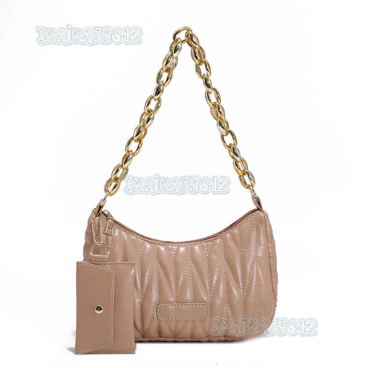2025 New Trendy Fashion High-end Quilted Embroidery Single-shoulder Dumpling Bag Chain Underarm Bag Bag Womens Bag H250804