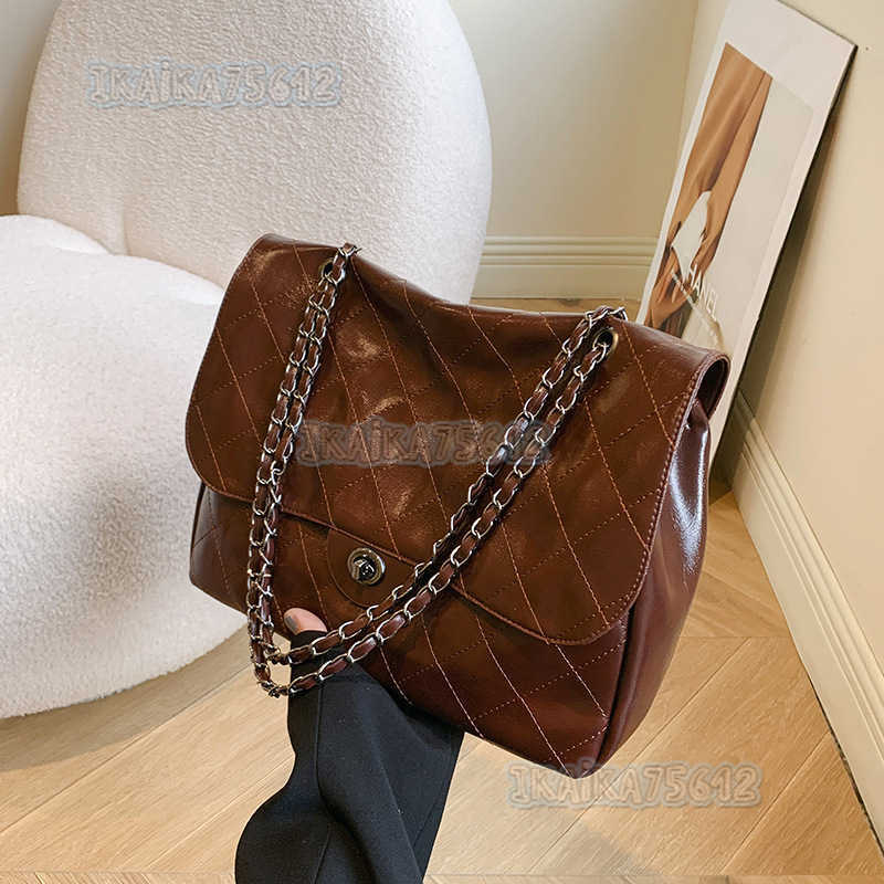Large Capacity Bag for Women Trendy Tote Bag 2025 Winter New Fashion Commuter Shoulder Crossbody Bag for Women H250804