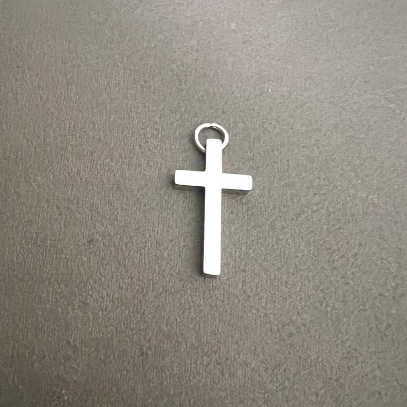 Exquisite Cross Pendant with Stainless Steel Polishing and Electroplating Cross Accessories Exquisite Gifts G250802