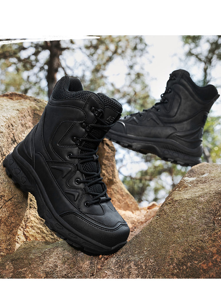 1902 New Large Military Boots Anti slip Combat Boots Outdoor Hiking and Mountaineering Boots Training Boots