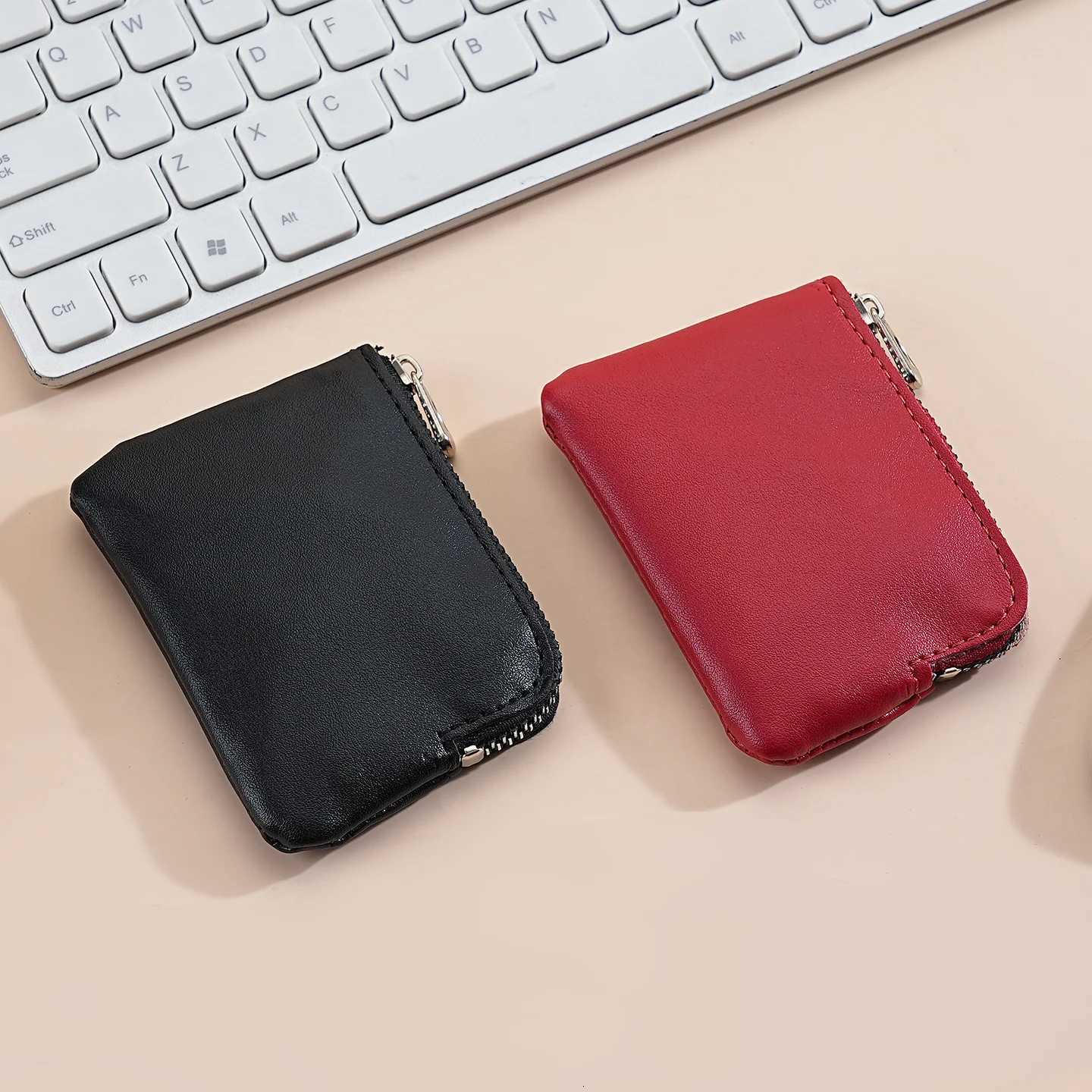 Fashion Leather Multifunctional Card Bag Creative PU Leather Change Bag Unisex Mini Card Bag G250802
