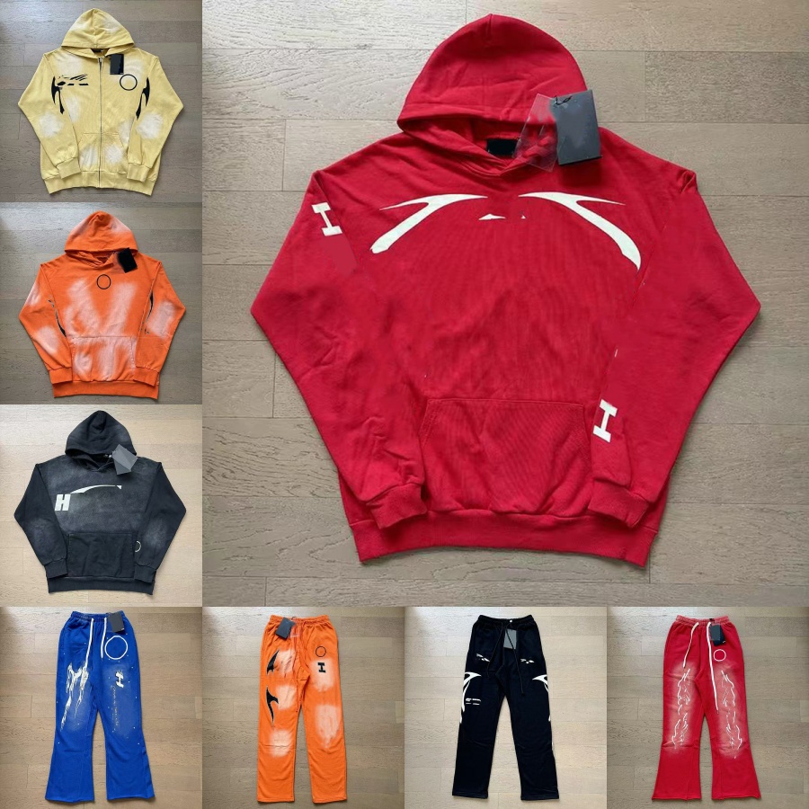 Designer Hooded Sweatshirt Street Trend Hooded Loose Men Fashion Casual Printed Women's Hoodie Long Pants High Street Size XS-4XL