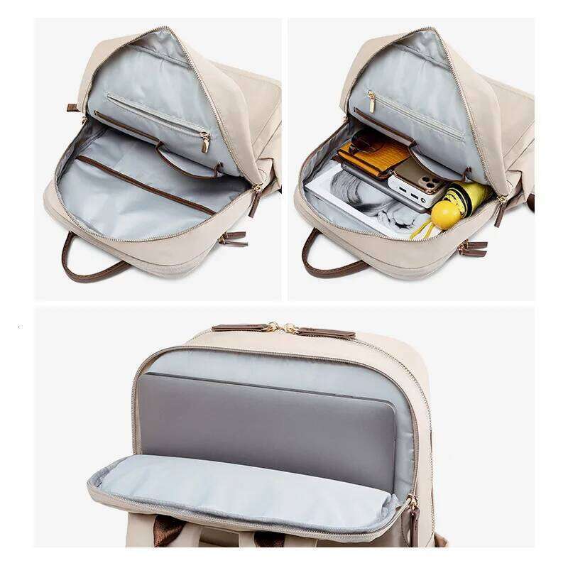 14 15.6Inch Laptop Anti-Fall Shockproof Portable Suitable Women Simple Fashion Travel Backpack
