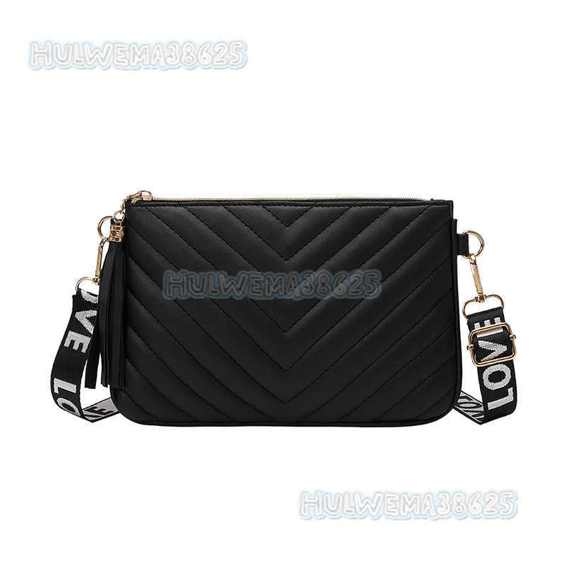 V-pattern Embroidery Bag 2025 Bag Female Ladies Bag Personalized Shoulder Bag and Sweet Cross Bag H250804