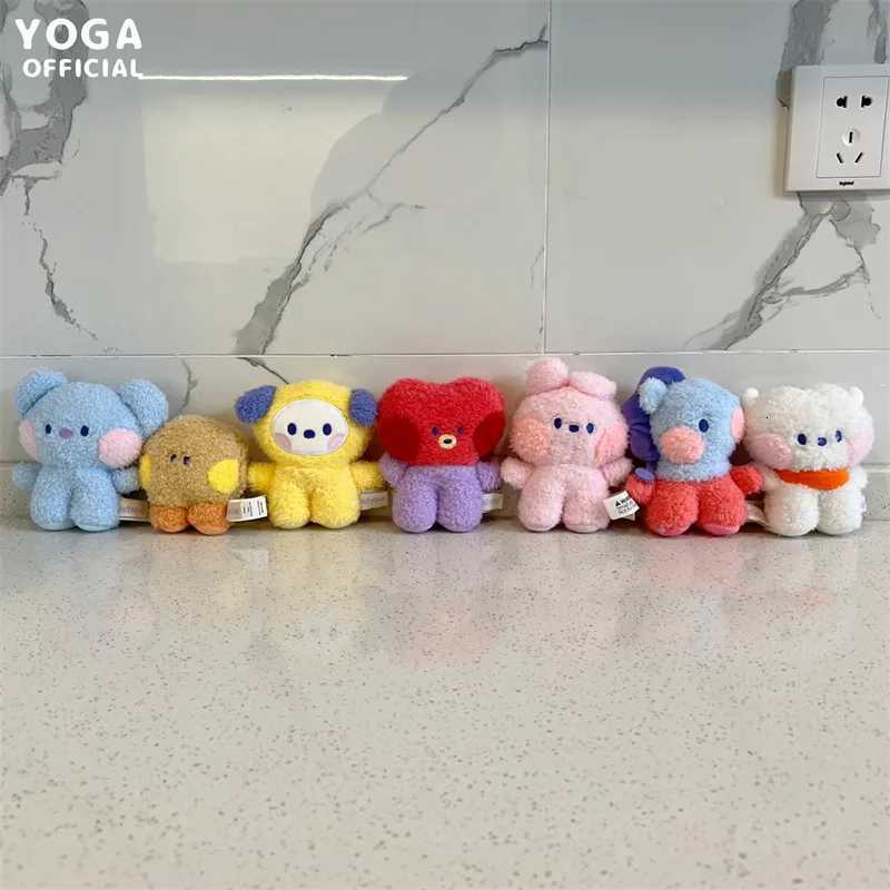 8Cm Kawaii Bt21 Small Animal Mini COOKY RJ TATA Plush Keychain Backpack Pendant Cartoon New Plush Doll Pendant Birthday Gift G250802